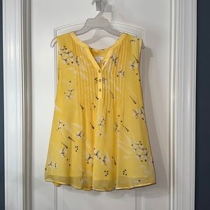 Charter Club Beautiful Yellow Blouse  Size XXL